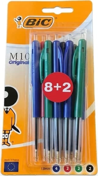 Bic M10 Clic balpennen kleurenmix