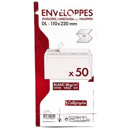 Enveloppen DL met strip
