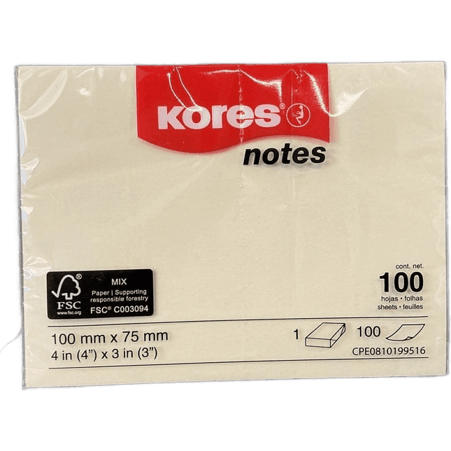 Zelfklevende memoblaadjes