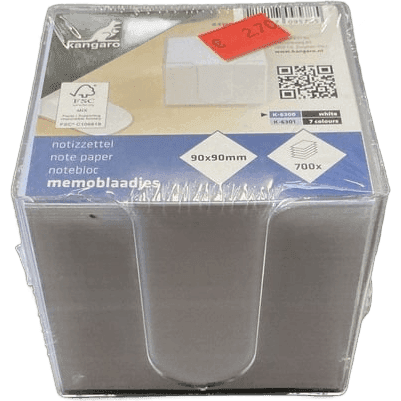 Memokubus met 700 blaadjes