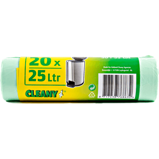 Pedaalemmerzakken 25 liter groen