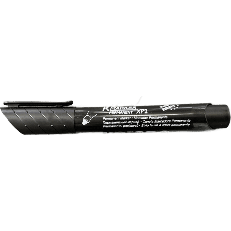 Permanent marker zwart